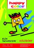 Okładka książki Blok techniczny - Happy Color A3 170g 10k. kolor 10szt