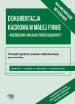 Okładka książki Dokumentacja kadrowa w małej firmie