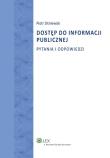 Okładka książki Dostęp do informacji publicznej