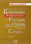 Grammaire progressive du francais Affaire Klucz. Autor: Penfornis Jean-Luc. Dadada.pl Okładka książki Grammaire progressive du francais Affaire Klucz