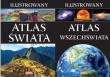 Ilustr. atlas świata + ilustr. atlas wszechświata. Autor: PRACA ZBIOROWA. Dadada.pl Okładka książki Ilustr. atlas świata + ilustr. atlas wszechświata