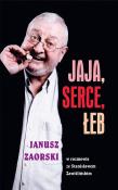 Jaja, serce, łeb. Autor: Janusz Zaorski. Dadada.pl Okładka książki Jaja, serce, łeb