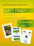 Karty pracy dla uczniów z niepełnosprawnością intelektualną Wiosna Lato. Autor: Agnieszka Borowska-Kociemba, Małgorzata Krukowska. Dadada.pl Okładka książki Karty pracy dla uczniów z niepełnosprawnością intelektualną Wiosna Lato