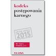 Kodeks postepowania karnego 01.09.2014. Autor: OPRACOWANIE  ZBIOROWE. Dadada.pl Okładka książki Kodeks postepowania karnego 01.09.2014
