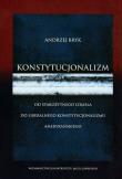 Okładka książki Konstytucjonalizm Od starożytnego Izraela do liberalnego konstytucjonalizmu amerykańskiego
