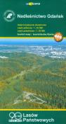 Opakowanie Nadleśnictwo Gdańsk mapa turystyczna 1:25 000