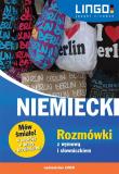 Niemiecki. Rozmówki z wymową i słowniczkiem. Autor: Dominik Piotr. Dadada.pl Okładka książki Niemiecki. Rozmówki z wymową i słowniczkiem