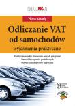 Odliczenia VAT od samochodów. Autor: OPRACOWANIE  ZBIOROWE. Dadada.pl Okładka książki Odliczenia VAT od samochodów