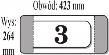 Opakowanie Okładka książkowa nr 3 (50szt) IKS