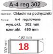 Okładka książki Okładka na podr A4 regulowana nr 18 (50szt) NARNIA