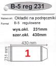 Okładka książki Okładka na podr B5 regulowana nr 1 (25szt) NARNIA