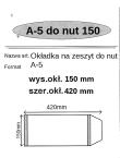 Okładka książki Okładka na zeszyt do nut A5 (25szt) NARNIA