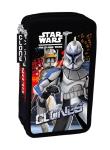 Opakowanie Piórnik podwójny Star Wars Clone Wars z wyposażeniem