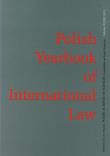 Opakowanie Polish Yearbook of International Law tom XXXIII