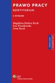 Prawo pracy Repetytorium. Autor: Rycak Magdalena Barbara, Wronikowska Ewa, Rycak Artur. Dadada.pl Okładka książki Prawo pracy Repetytorium