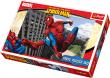 Okładka książki Puzzle 160 Spiderman Wspinaczka na drapacze TREFL