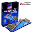 Okładka książki Puzzle 3D Golden Gate Bridge
