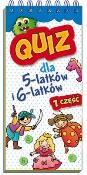 Quiz dla 5-latków i 6-latków cz. 1. Autor: praca zbiorowa. Dadada.pl Okładka książki Quiz dla 5-latków i 6-latków cz. 1