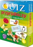 Quiz przyrodniczy z wesołymi zagadkami. Autor: Szczepańczyk Iza, Kwasek Antonina. Dadada.pl Okładka książki Quiz przyrodniczy z wesołymi zagadkami