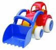 Traktor spychacz z figurką. Autor: Zabawka. Dadada.pl Okładka książki Traktor spychacz z figurką