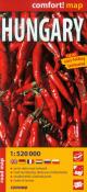 Opakowanie Węgry laminowana mapa samochodowa 1:520 000