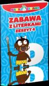 Zabawa z literkami - zeszyt 4 DAMIDOS. Autor: Iwona Czarkowska. Dadada.pl Okładka książki Zabawa z literkami - zeszyt 4 DAMIDOS