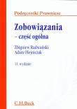 Zobowiązania część ogólna. Autor: Olejniczak Adam. Dadada.pl Okładka książki Zobowiązania część ogólna