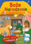Boże Narodzenie. Do kolorowania i naklejania. Autor: Juliet David, Lucy Barnard. Dadada.pl Okładka książki Boże Narodzenie. Do kolorowania i naklejania