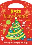 Boże Narodzenie. Świąteczne pomysły i naklejki. Autor: Opracowanie zbiorowe. Dadada.pl Okładka książki Boże Narodzenie. Świąteczne pomysły i naklejki