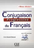 Okładka książki Conjugaison progressive du francais 2ed debiutant Podręcznik + CD
