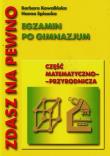 Okładka książki Egzamin gimnazjum - część mat.- przyr.