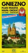 Opakowanie Gniezno plan miasta plan okolic