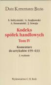 Kodeks spółek handlowych T.4 Duże Komentarze Becka. Autor: Monika Szwaja. Dadada.pl Okładka książki Kodeks spółek handlowych T.4 Duże Komentarze Becka