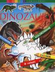 Naklejkowe łamigłówki - Dinozaury. Autor: Beaumont Emilie. Dadada.pl Okładka książki Naklejkowe łamigłówki - Dinozaury