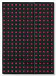 Opakowanie Notatnik B6 Quadro Black on Red