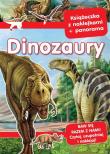 Okładka książki Panoramy z naklejkami. Dinozaury