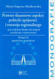 Okładka książki Prawo-finansowe aspekty polityki spójności i rozwoju regionalnego