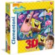 Opakowanie Puzzle 104 3D Vision Sponge Bob