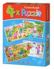 Okładka książki Puzzle x 4 - Four Seasons CASTOR