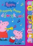 Świnka Peppa. Przygody Peppy z dźwiękami. Autor: Opracowanie zbiorowe. Dadada.pl Okładka książki Świnka Peppa. Przygody Peppy z dźwiękami