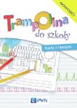 Trampolina do szkoły Karty z literami. Autor: Głuszniewska Aneta. Dadada.pl Okładka książki Trampolina do szkoły Karty z literami