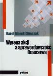 Okładka książki Wycena akcji a sprawozdawczość finansowa
