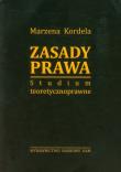 Zasady prawa. Autor: Kordela Marzena. Dadada.pl Okładka książki Zasady prawa