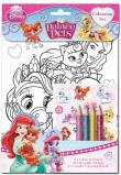Opakowanie Zestaw do kolorowania z kredkami. Palace Pets