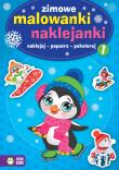 Okładka książki Zimowe malowanki naklejanki 1
