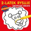 Okładka książki 2-latek rysuje. Zwierzaki świata