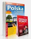 Atlas samochodowy Polska 2015/16 + Pierwsza pomoc. Autor: praca zbiorowa. Dadada.pl Okładka książki Atlas samochodowy Polska 2015/16 + Pierwsza pomoc
