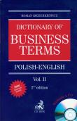 Dictionary of Business Terms Polish English tom 2 + CD. Autor: Kozierkiewicz Roman. Dadada.pl Okładka książki Dictionary of Business Terms Polish English tom 2 + CD