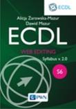 ECDL Web editing Syllabus v. 2.0. S6. Autor: Żarowska-Mazur Alicja, Mazurek Dawid. Dadada.pl Okładka książki ECDL Web editing Syllabus v. 2.0. S6