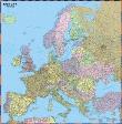 Okładka książki Europa mapa drogowo administracyjna 1:4 500 000